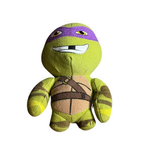 2013 Nickelodeon Teenage Mutant Ninja Turtle 6in Plush Donatello Keychainnin